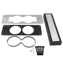 Mätarhållare Panel Dubbel 66.7mm MUSTANG 87-93 FOX Autometer